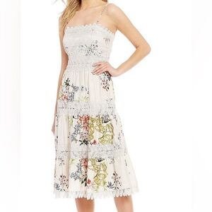 Antonio Melani crotchet bohemian Multicolor Floral Dress